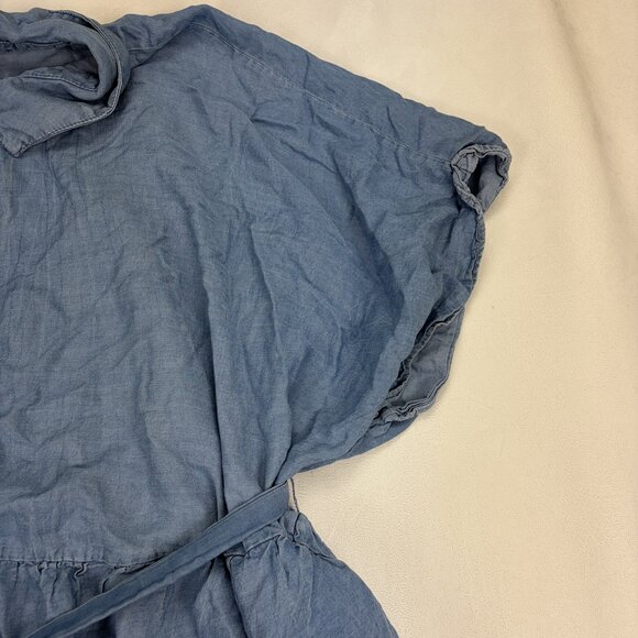 Torrid Chambray Button-Front Midi Shirt Dress Size 28 - Picture 8 of 11